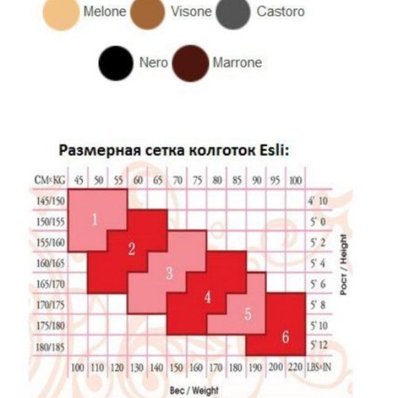 Conte/Esli Vita 20 Den - Classic Low Waist Women's Tights with Reinforced Shorts - Picture 2 of 10